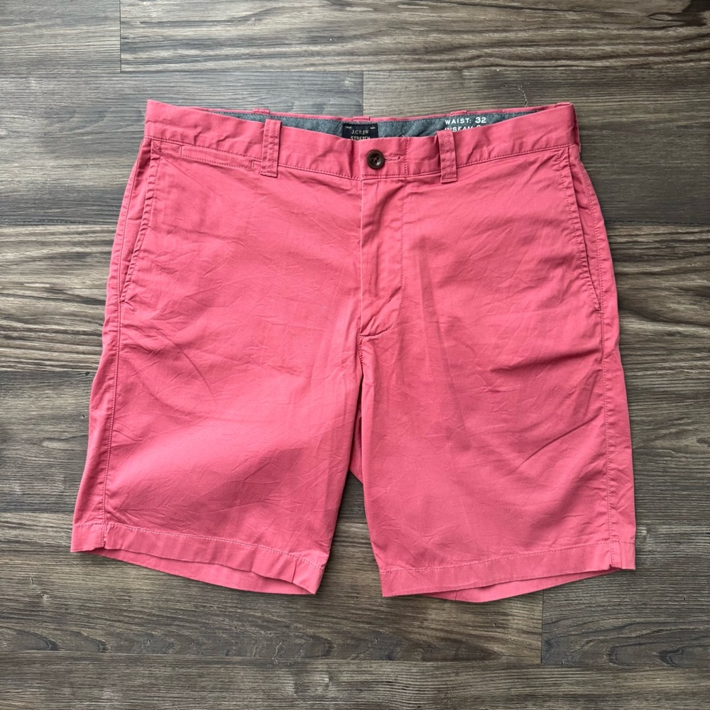 J. Crew Flat Front Stretch Shorts
